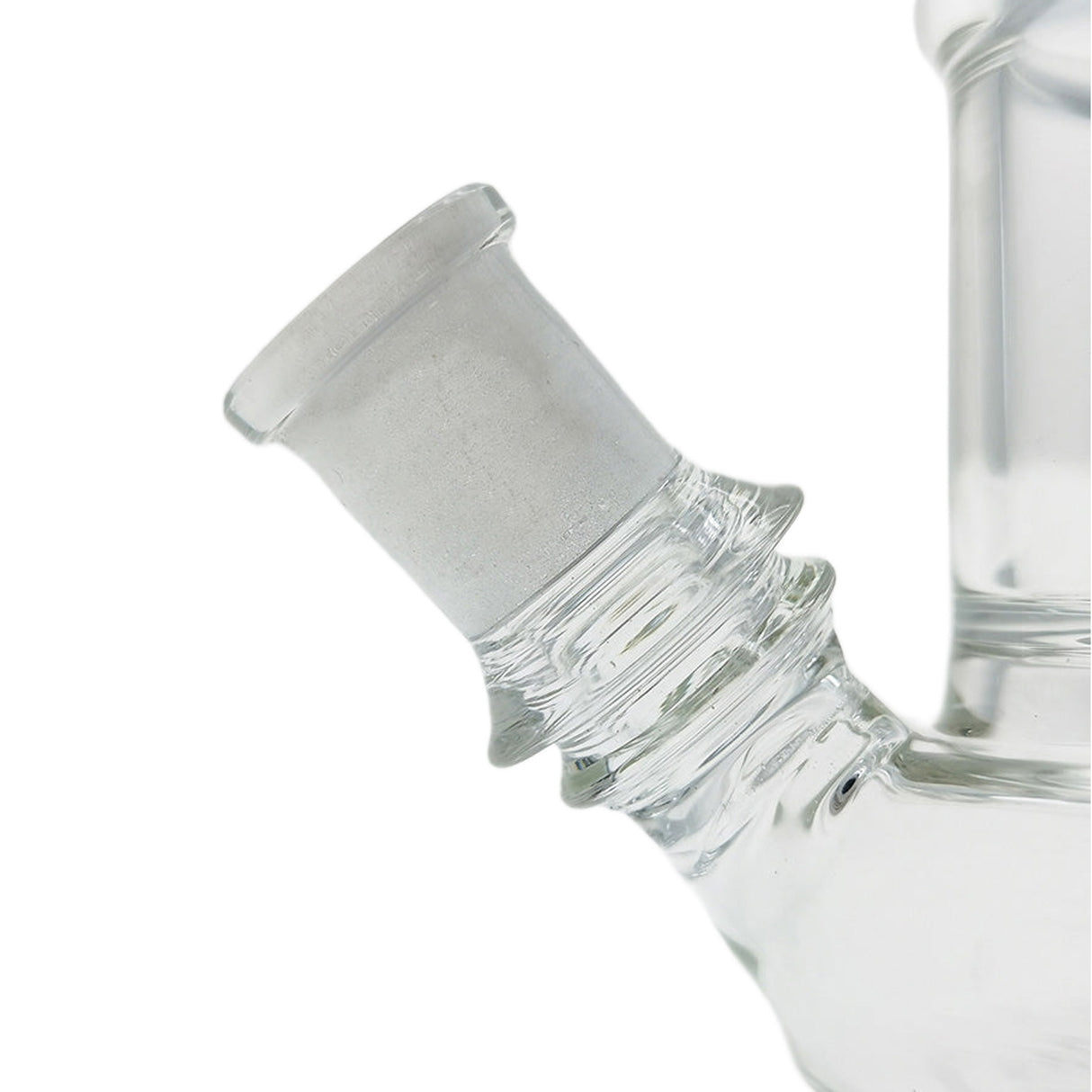 Thick Ass Glass 3.5" Q-Tip ISO Cleaning Jar w/ Alcohol Reservoir & Joint Plug