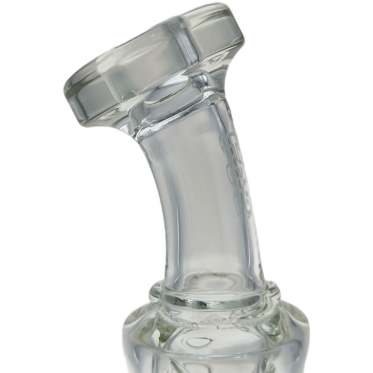 Thick Ass Glass 7" Mini Klein Bong - Hammer Head Perc, 10mm Female, 4mm Thick