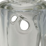 Thick Ass Glass 7" Mini Klein Bong - Hammer Head Perc, 10mm Female, 4mm Thick