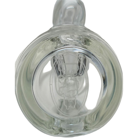 Thick Ass Glass 7" Mini Klein Bong - Hammer Head Perc, 10mm Female, 4mm Thick