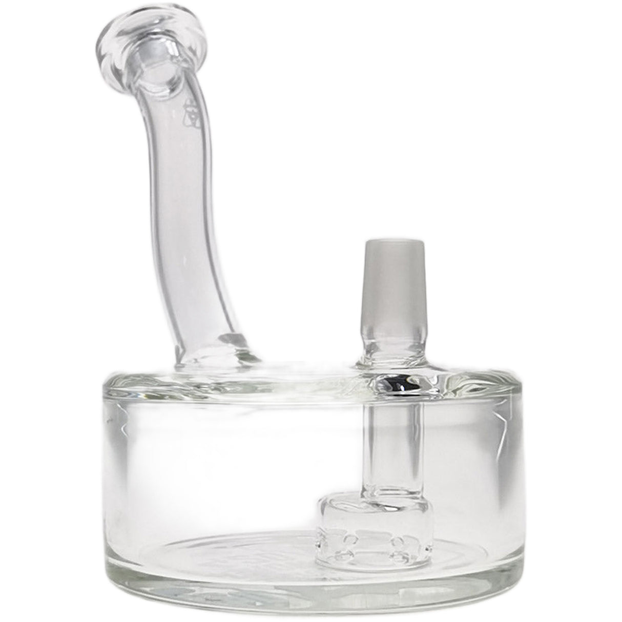 Thick Ass Glass 7" Quartz Puck w/ Showerhead Percolator 18MM