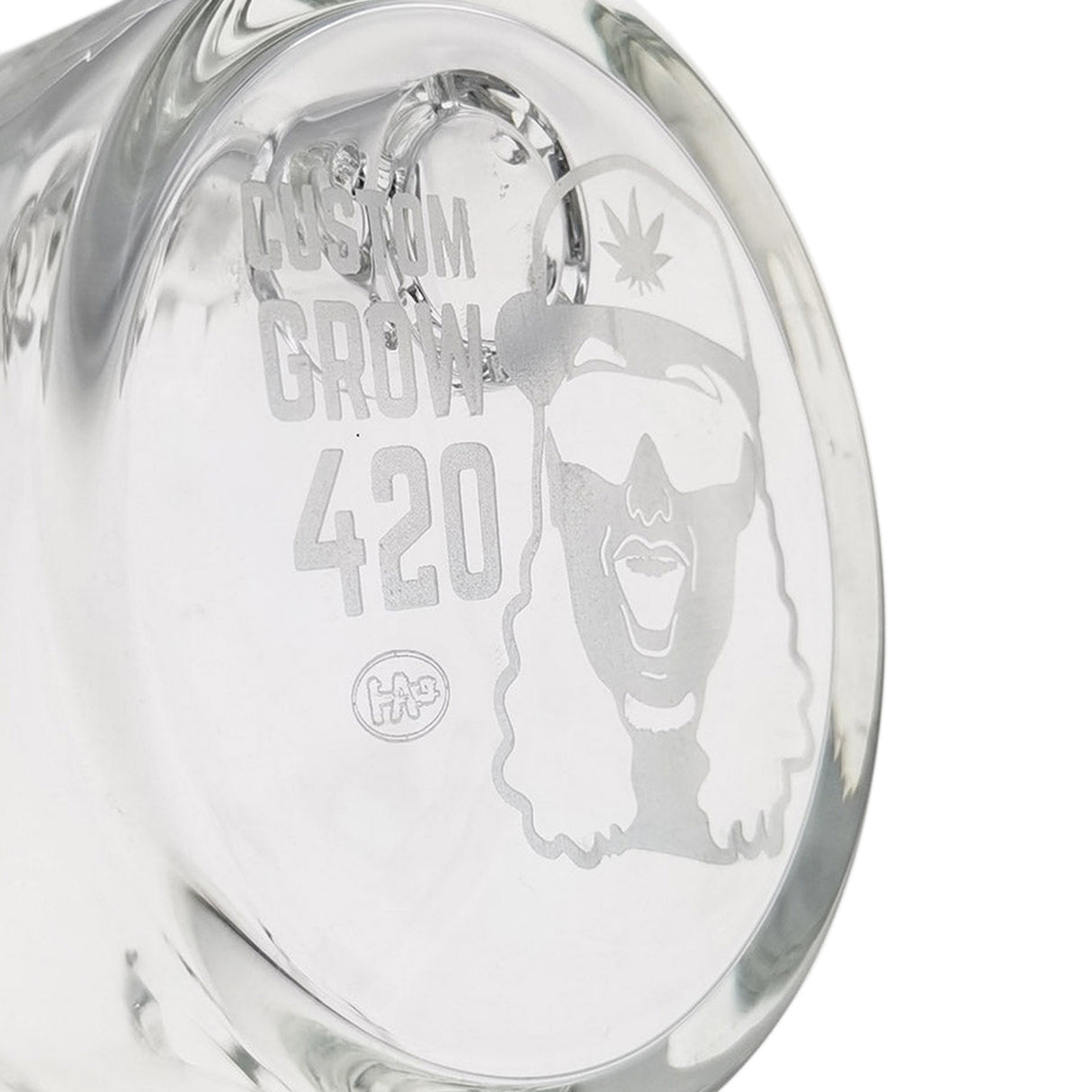 Thick Ass Glass 7" Quartz Puck w/ Showerhead Percolator 18MM