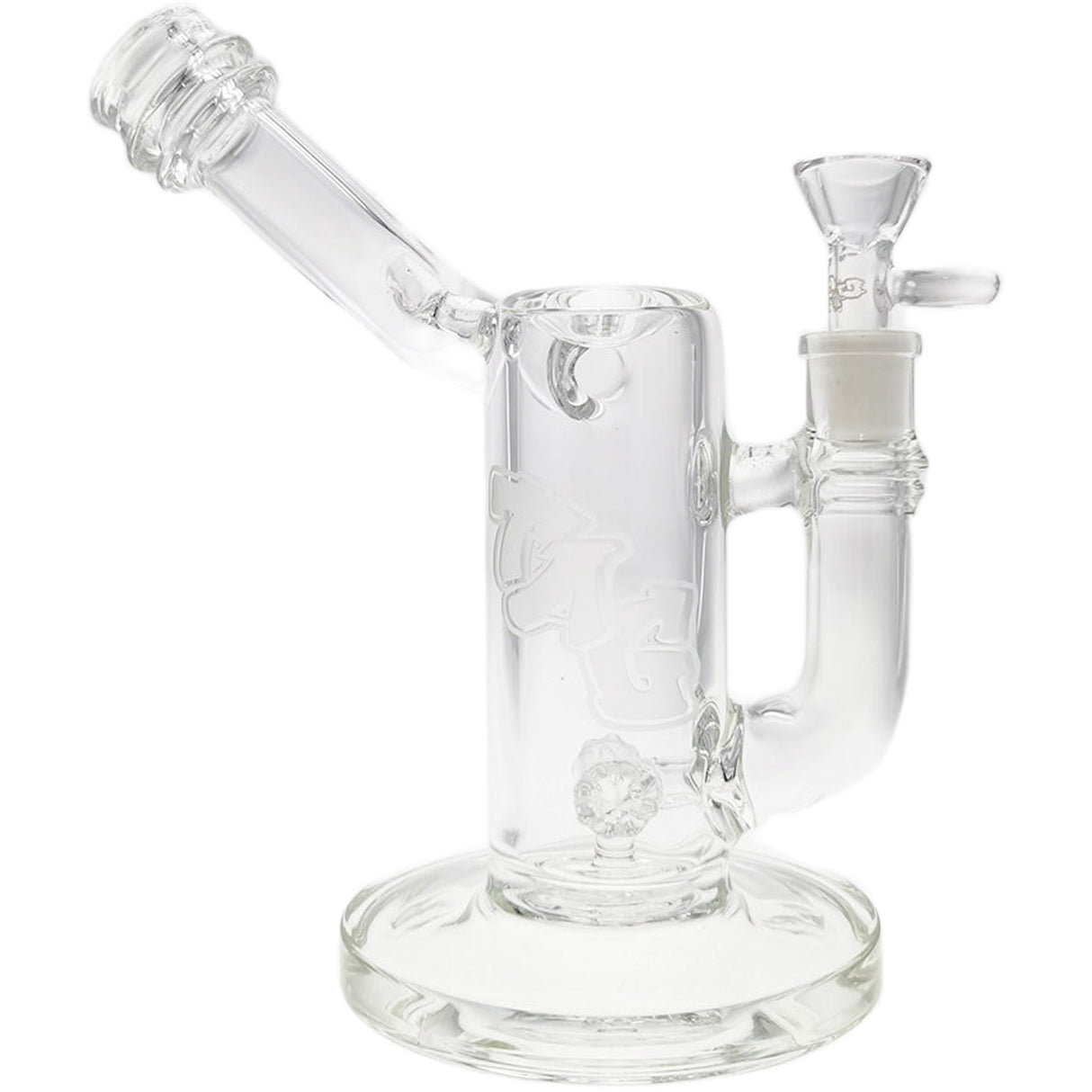 Thick Ass Glass 8" HammerHead Perc Dab Rig 50x7MM - 14MM Female