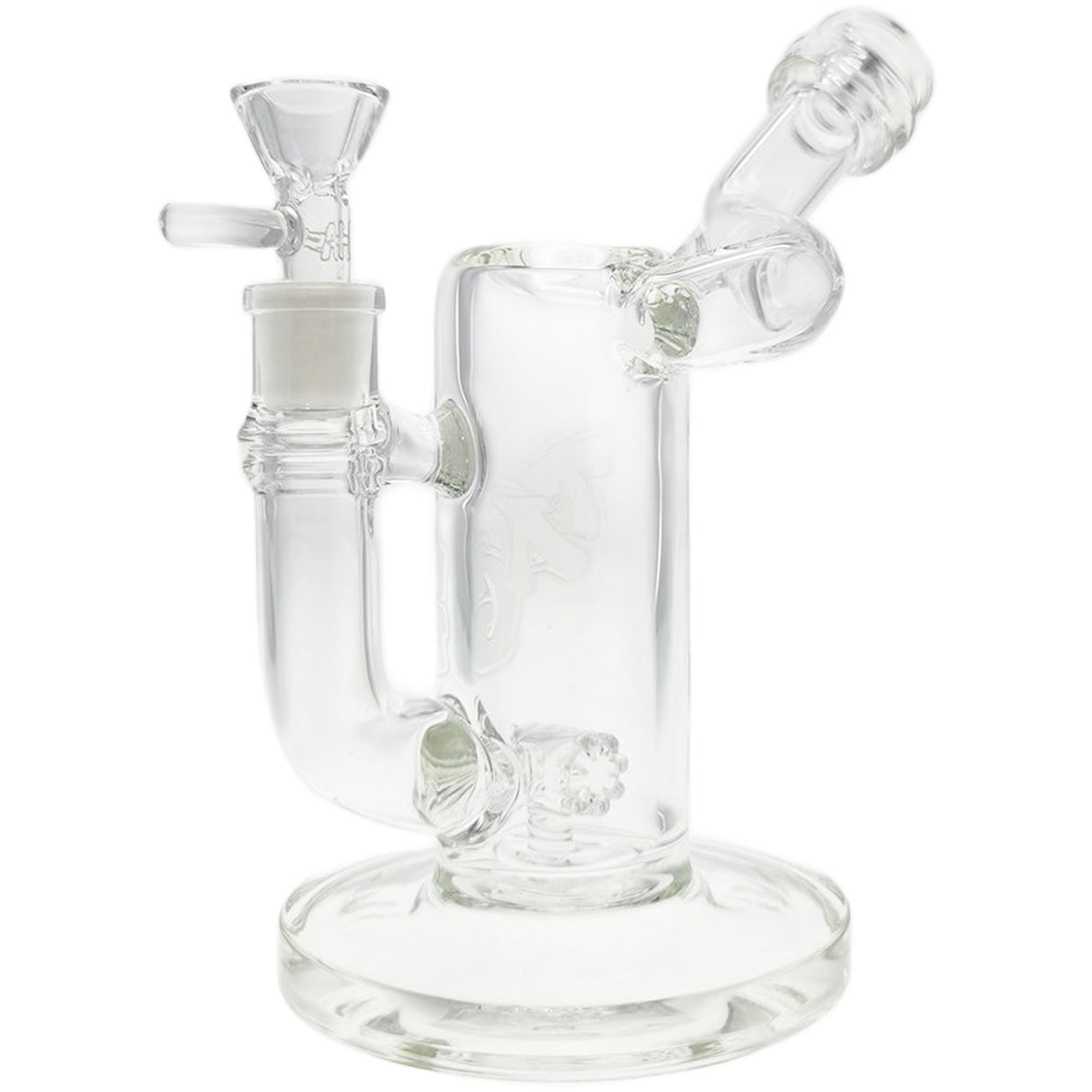 Thick Ass Glass 8" HammerHead Perc Dab Rig 50x7MM - 14MM Female
