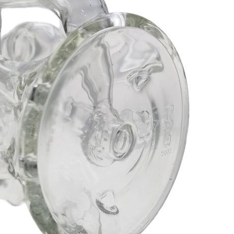 Thick Ass Glass 8" Inline Sextuple Recycler Dab Rig - 14MM Female Joint