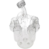 Thick Ass Glass 8" Inline Sextuple Recycler Dab Rig - 14MM Female Joint