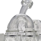 Thick Ass Glass 8" Inline Sextuple Recycler Dab Rig - 14MM Female Joint