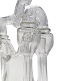 Thick Ass Glass 8" Inline Sextuple Recycler Dab Rig - 14MM Female Joint