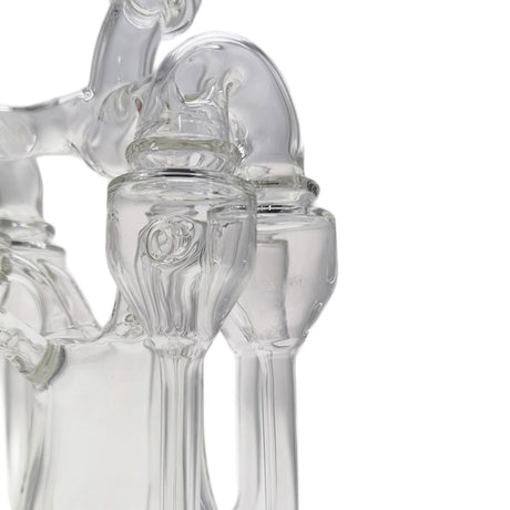 Thick Ass Glass 8" Inline Sextuple Recycler Dab Rig - 14MM Female Joint