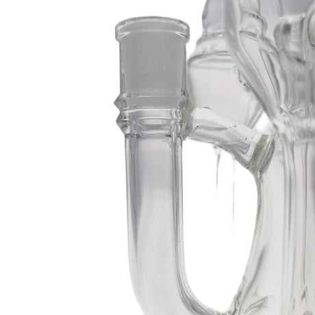 Thick Ass Glass 8" Inline Sextuple Recycler Dab Rig - 14MM Female Joint