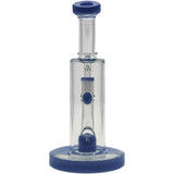 Thick Ass Glass 8" Super Slit Puck Bong with Bent Neck & Showerhead Percolator