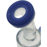 Thick Ass Glass 8" Super Slit Puck Bong with Bent Neck & Showerhead Percolator