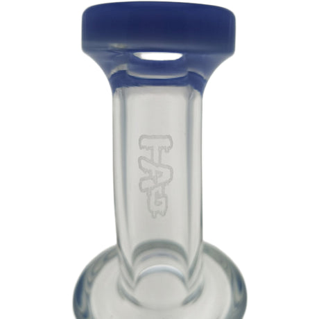 Thick Ass Glass 8" Super Slit Puck Bong with Bent Neck & Showerhead Percolator