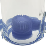 Thick Ass Glass 8" Super Slit Puck Bong with Bent Neck & Showerhead Percolator