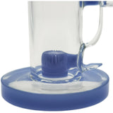 Thick Ass Glass 8" Super Slit Puck Bong with Bent Neck & Showerhead Percolator