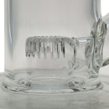 Thick Ass Glass 8" Super Slit Puck Bong with Bent Neck & Showerhead Percolator