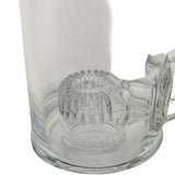 Thick Ass Glass 8" Super Slit Puck Bong with Bent Neck & Showerhead Percolator