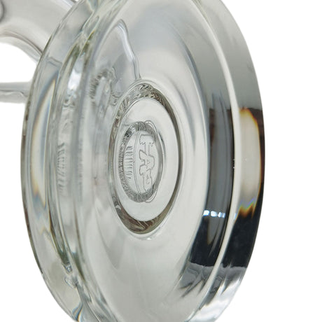 Thick Ass Glass 8" Super Slit Puck Bong with Bent Neck & Showerhead Percolator