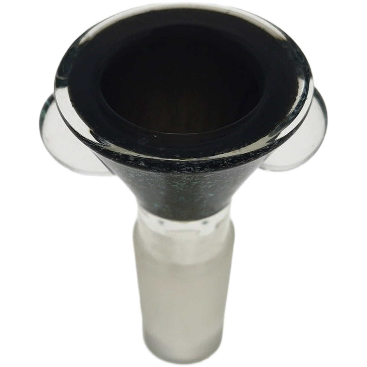 Thick Ass Glass Artistic 14MM Male Single Hole Slide with Multi-Marble Grip