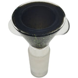 Thick Ass Glass Artistic 14MM Male Single Hole Slide with Multi-Marble Grip