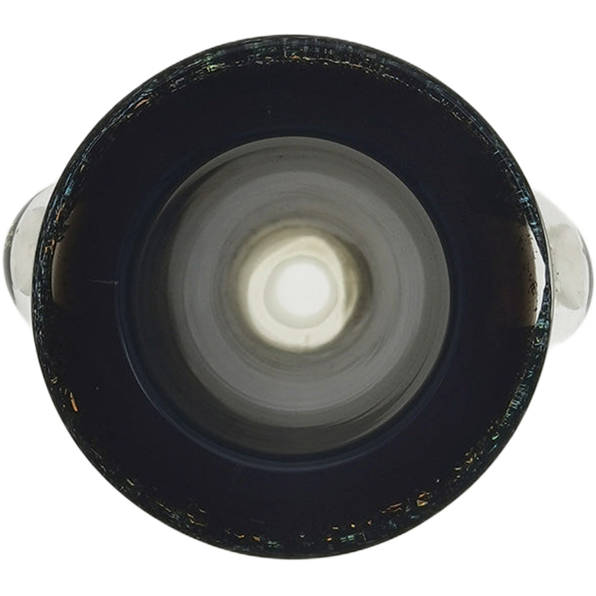 Thick Ass Glass Artistic 14MM Male Single Hole Slide with Multi-Marble Grip