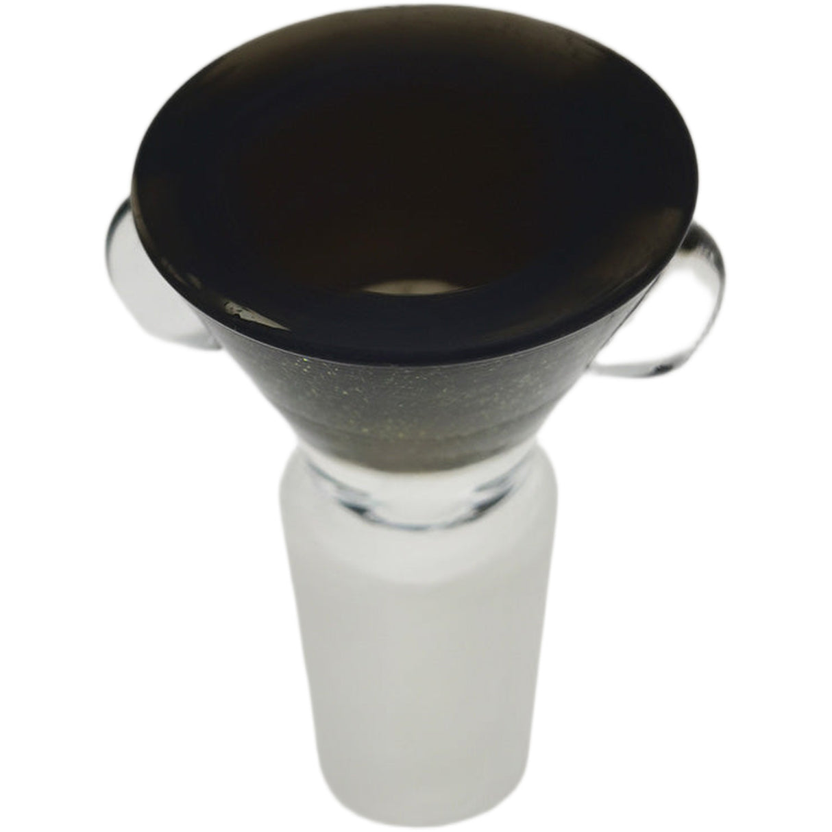 Thick Ass Glass Artistic 14MM Male Single Hole Slide with Multi-Marble Grip