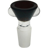 Thick Ass Glass Artistic 14MM Male Single Hole Slide with Multi-Marble Grip
