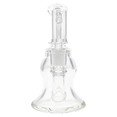 Thick Ass Glass 6.5" Bellow Bubble Dab Rig 50x7MM - Smooth In-Line Perc, 14MM Female
