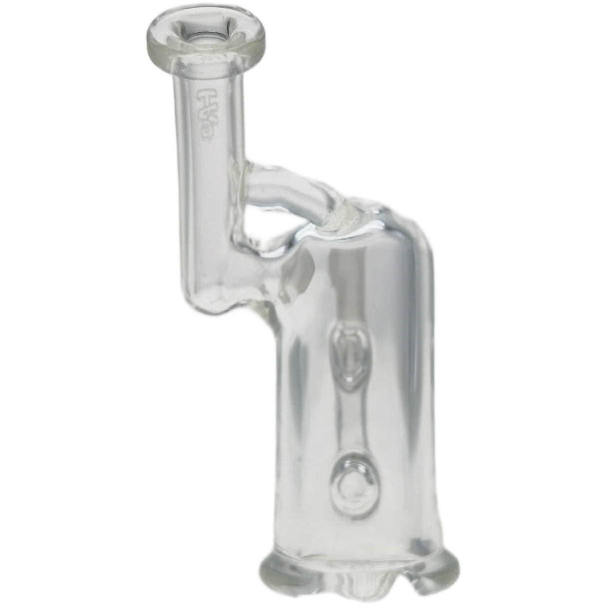 Thick Ass Glass Compact 3.25" Pocket Rig with Natural Diffusion - 25x4MM, 10MM Male Joint
