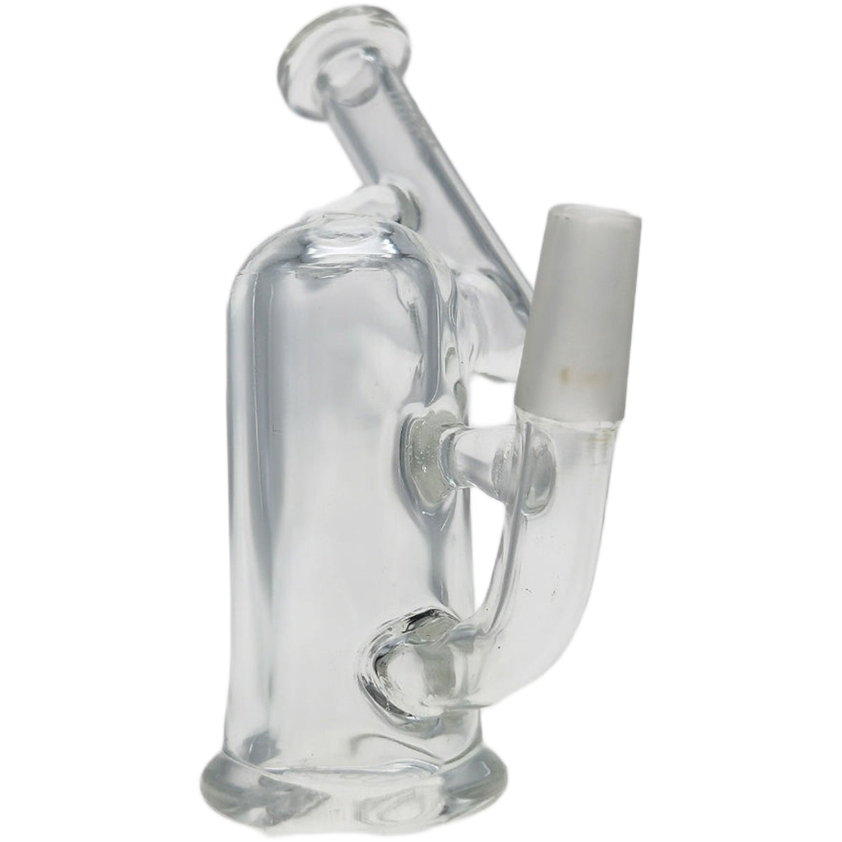 Thick Ass Glass Compact 3.25" Pocket Rig with Natural Diffusion - 25x4MM, 10MM Male Joint