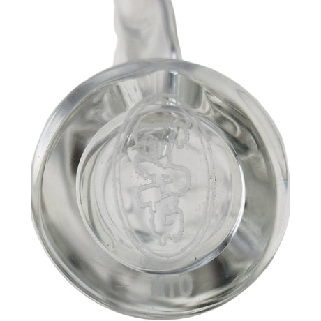 Thick Ass Glass Compact 3.25" Pocket Rig with Natural Diffusion - 25x4MM, 10MM Male Joint