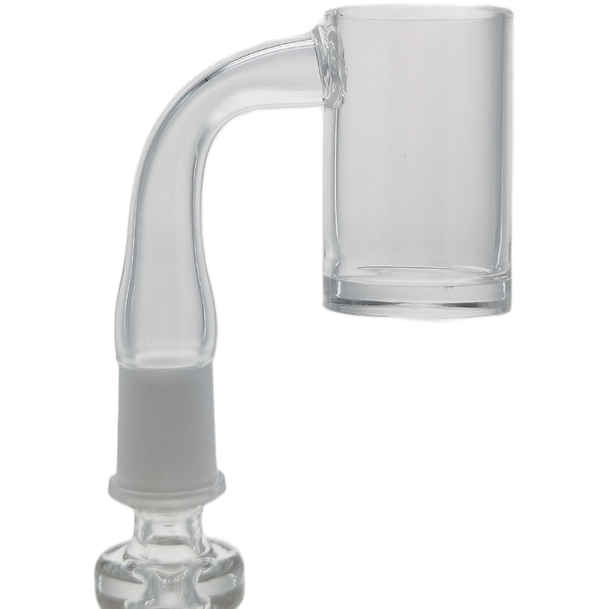 Thick Ass Glass Deep Dish Quartz Banger - High Airflow Flat Top 25x2MM