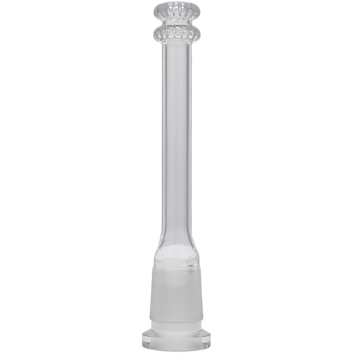 Thick Ass Glass Double UFO Perc Downstem 28/18MM - Premium Quartz