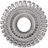 Thick Ass Glass Double UFO Perc Downstem 28/18MM - Premium Quartz