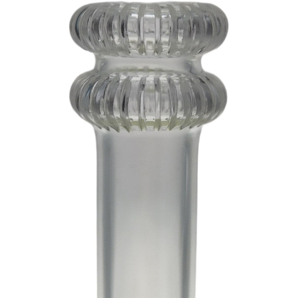 Thick Ass Glass Double UFO Perc Downstem 28/18MM - Premium Quartz