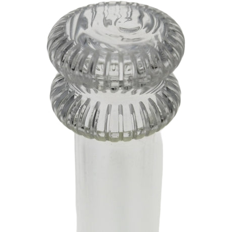 Thick Ass Glass Double UFO Perc Downstem 28/18MM - Premium Quartz