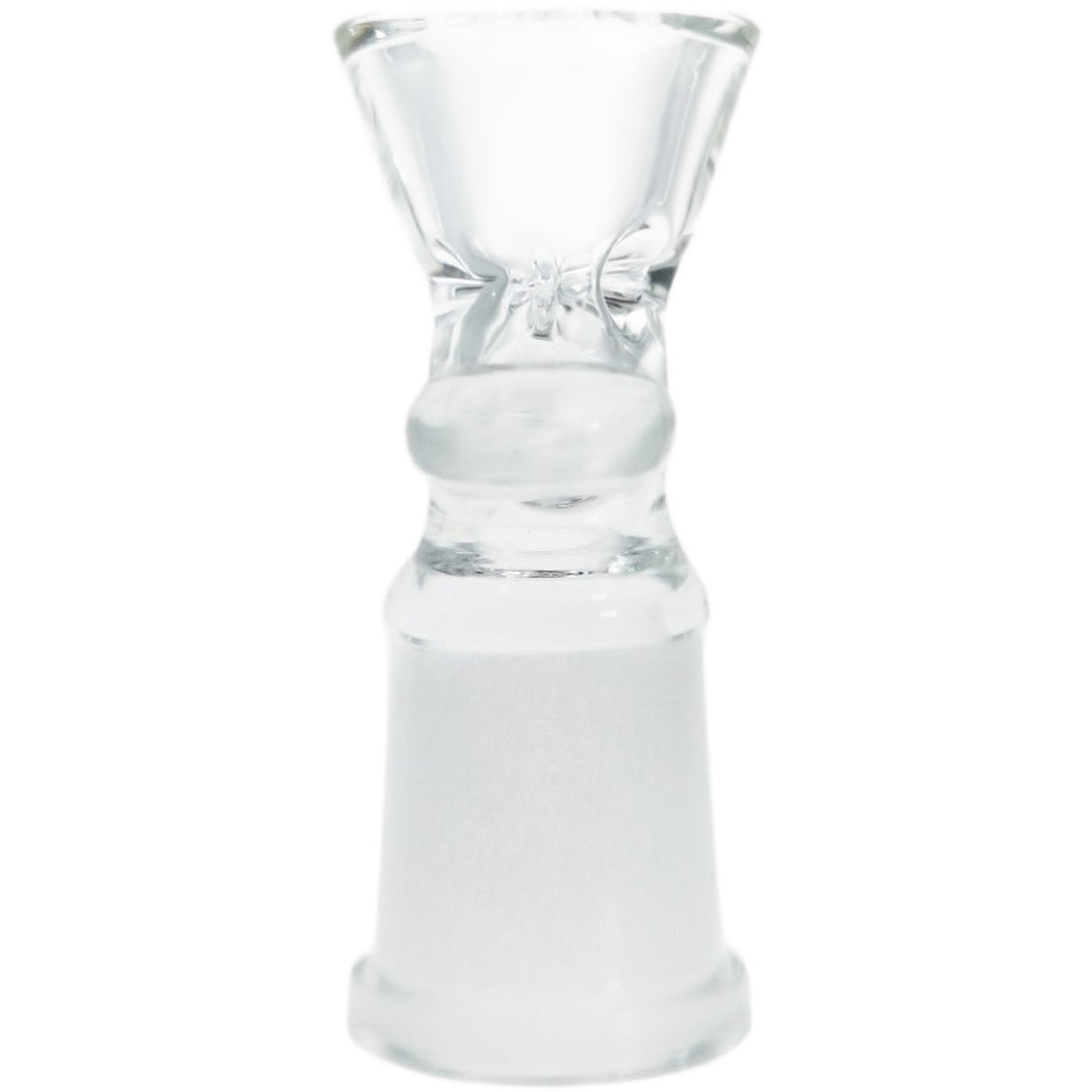 Thick Ass Glass Easy-Clean Female Bong Slide with Screen & Handle 14-19mm