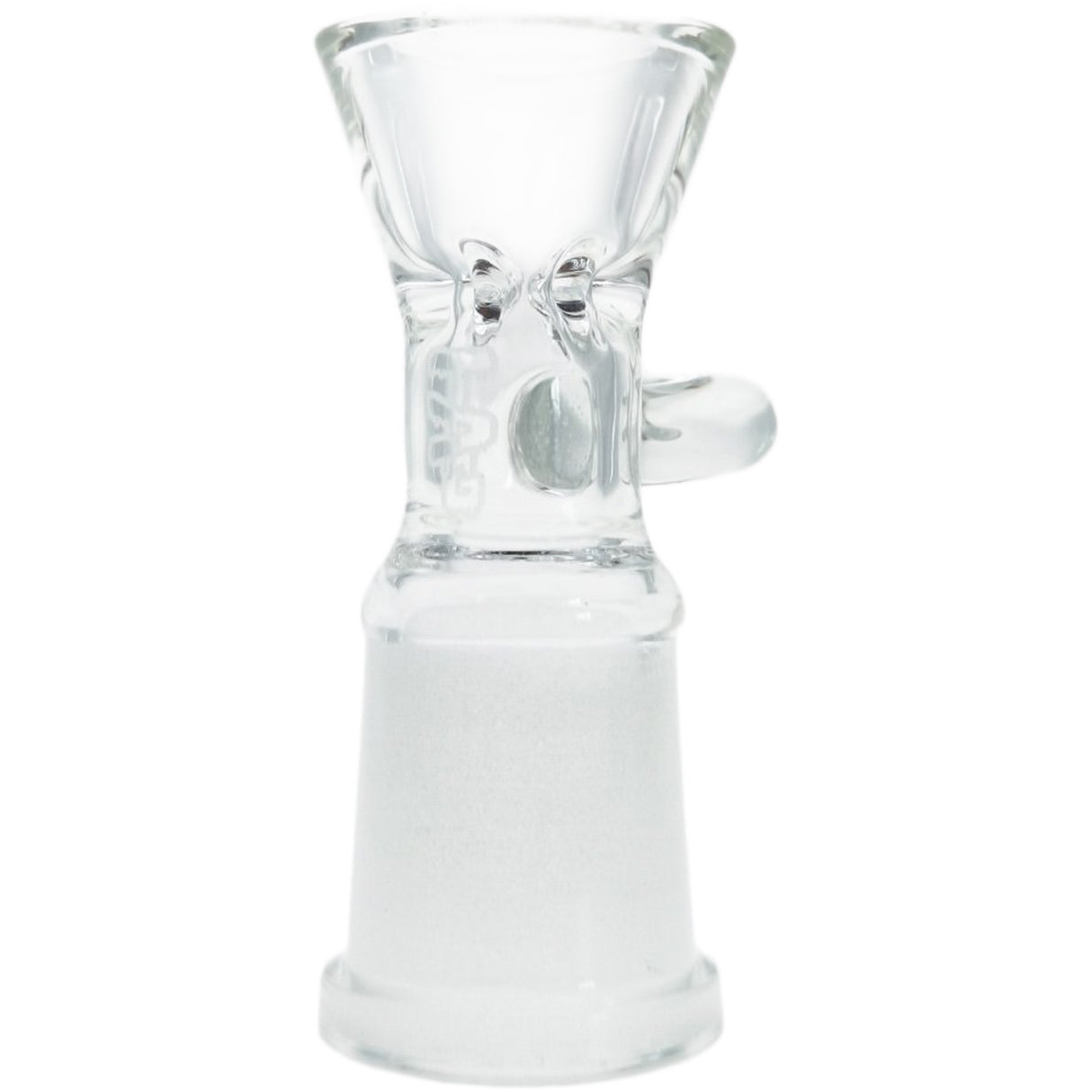 Thick Ass Glass Easy-Clean Female Bong Slide with Screen & Handle 14-19mm