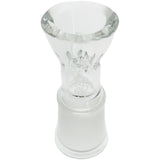 Thick Ass Glass Easy-Clean Female Bong Slide with Screen & Handle 14-19mm