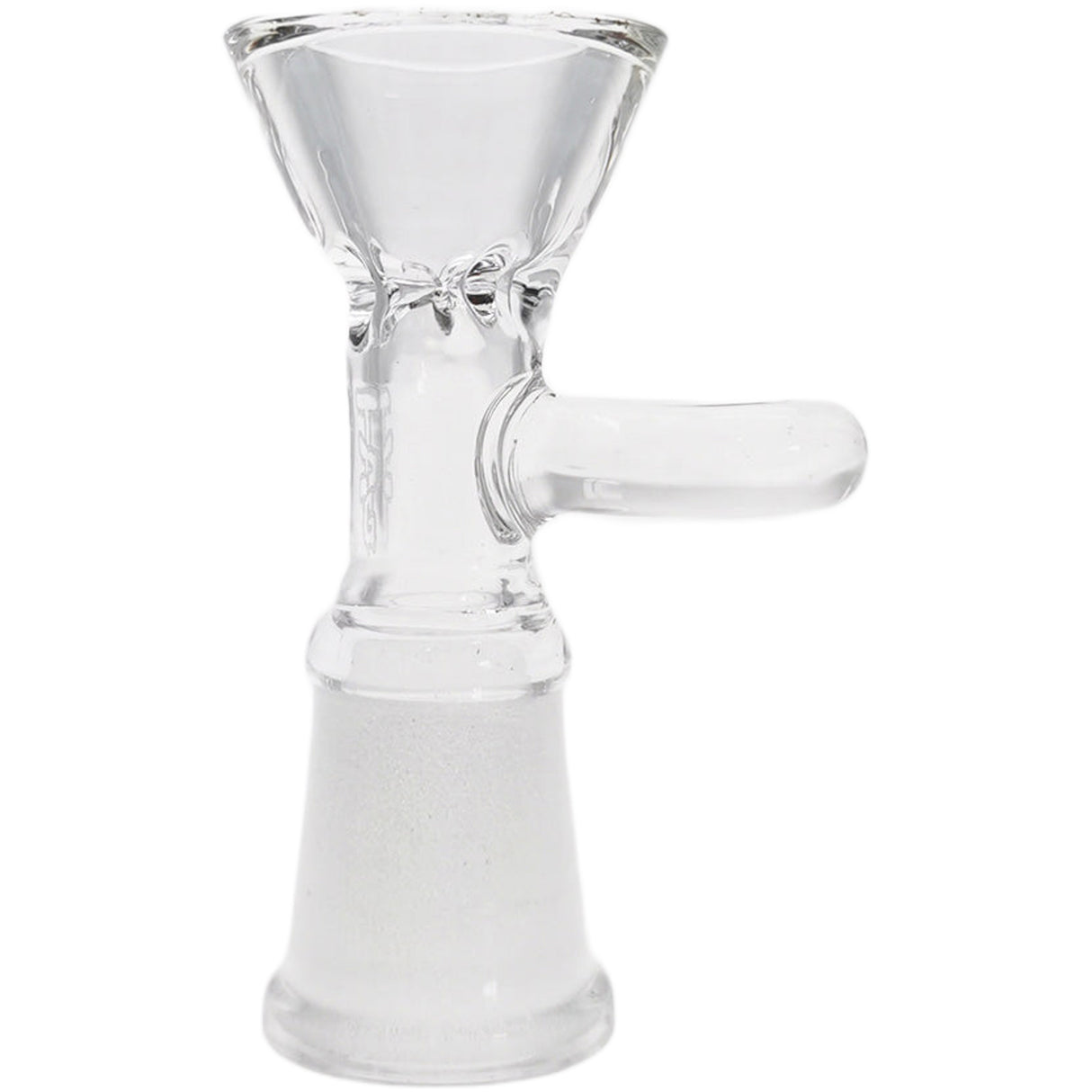 Thick Ass Glass Easy-Clean Female Bong Slide with Screen & Handle 14-19mm