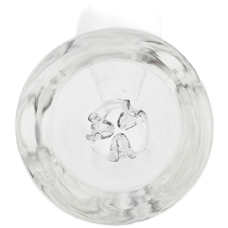 Thick Ass Glass Easy-Clean Female Bong Slide with Screen & Handle 14-19mm
