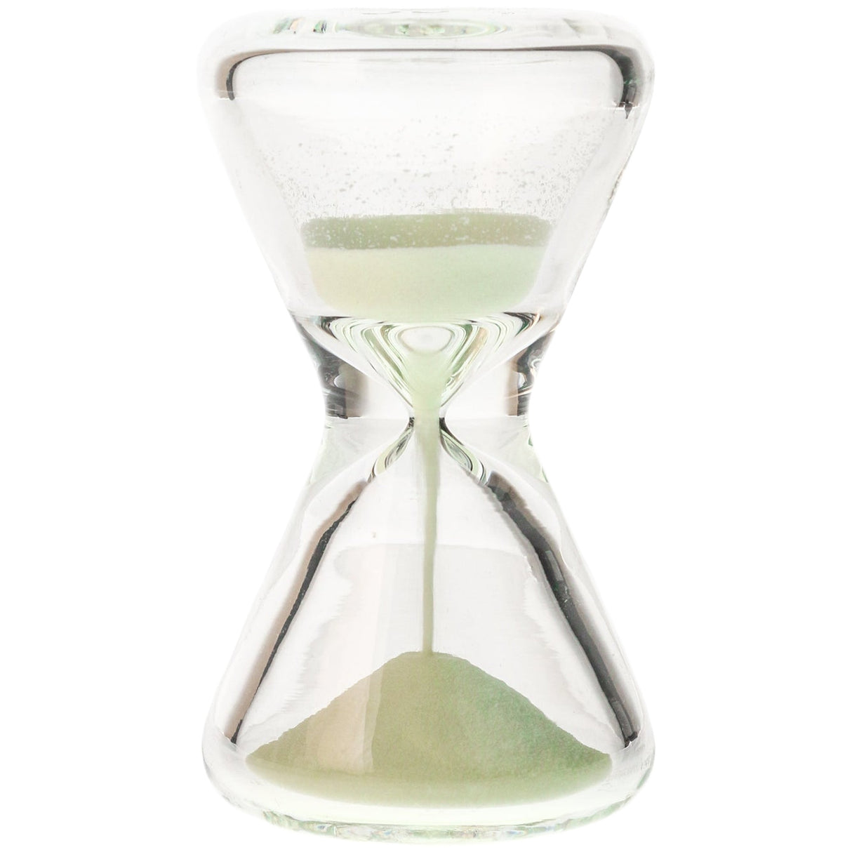 Thick Ass Glass Glow Sand 3.5" Hourglass - Enchanting Dab Timer Accessory