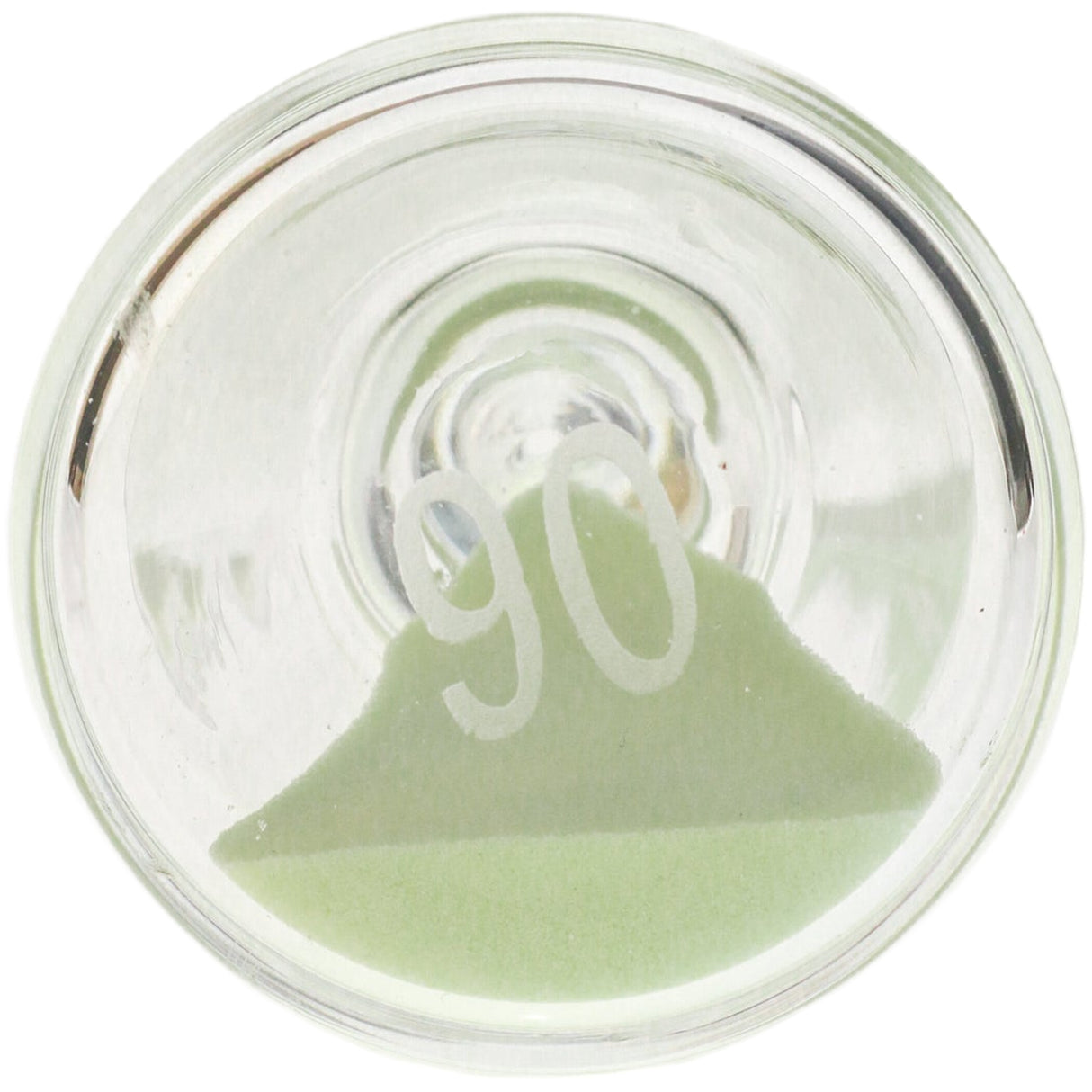 Thick Ass Glass Glow Sand 3.5" Hourglass - Enchanting Dab Timer Accessory