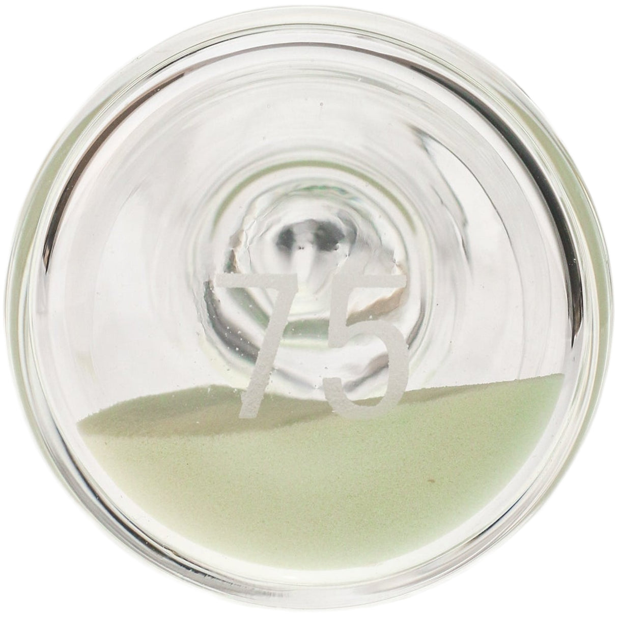 Thick Ass Glass Glow Sand 3.5" Hourglass - Enchanting Dab Timer Accessory