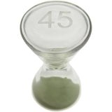 Thick Ass Glass Glow Sand 3.5" Hourglass - Enchanting Dab Timer Accessory