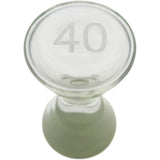 Thick Ass Glass Glow Sand 3.5" Hourglass - Enchanting Dab Timer Accessory