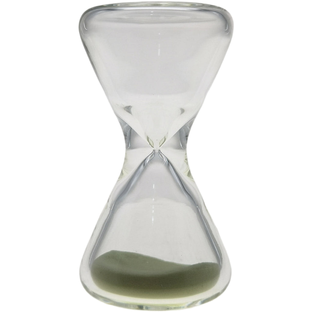 Thick Ass Glass Glow Sand 3.5" Hourglass - Enchanting Dab Timer Accessory