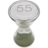 Thick Ass Glass Glow Sand 3.5" Hourglass - Enchanting Dab Timer Accessory