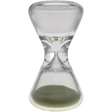 Thick Ass Glass Glow Sand 3.5" Hourglass - Enchanting Dab Timer Accessory