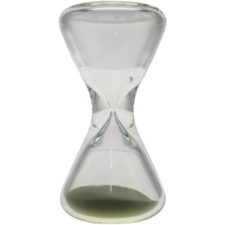 Thick Ass Glass Glow Sand 3.5" Hourglass - Enchanting Dab Timer Accessory